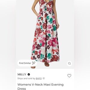 MILLY Floral Maxi Dress Size 2